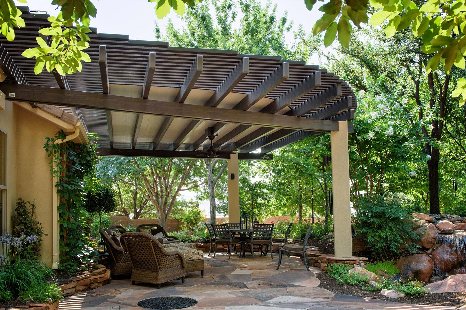 Premium outdoor living space by Stoneridge Outdoor Living