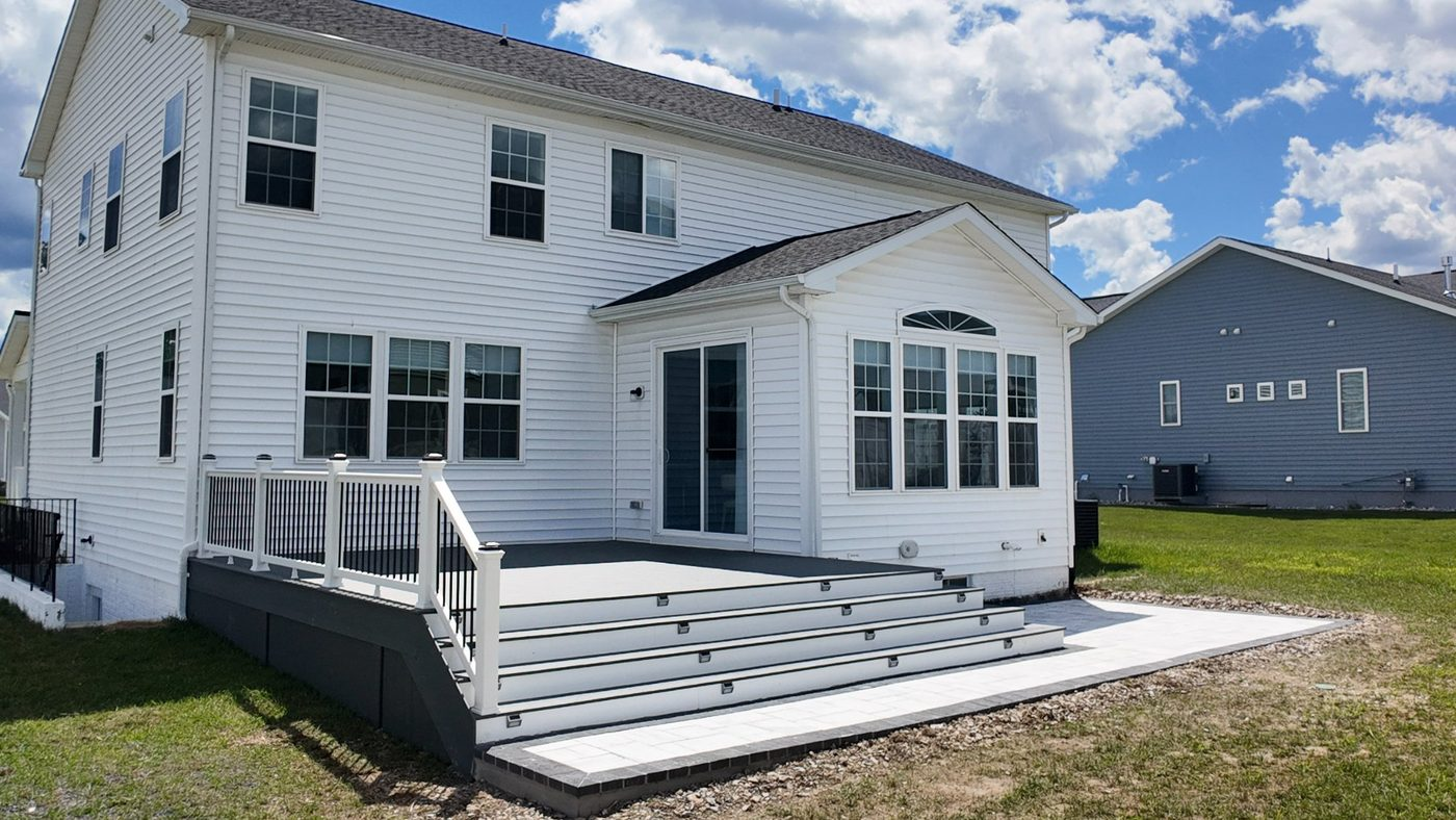 Sunroom with stone veneer