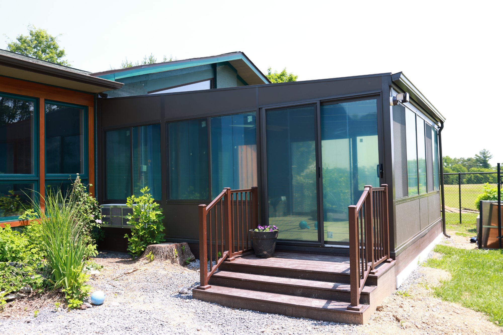 Straight Eave Sunrooms by Stoneridge Decks in Richmond, Virginia