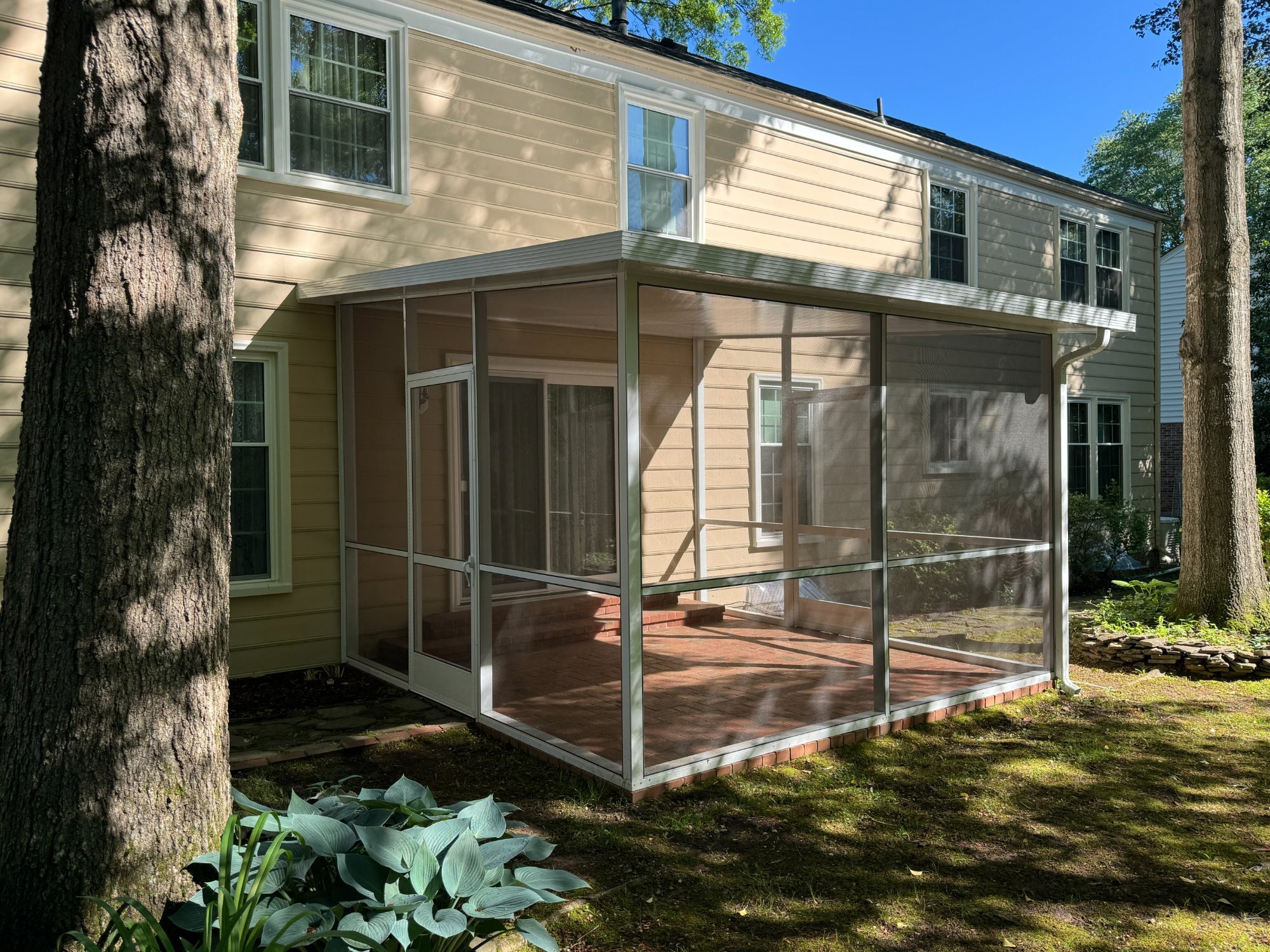 Deck and patio combination