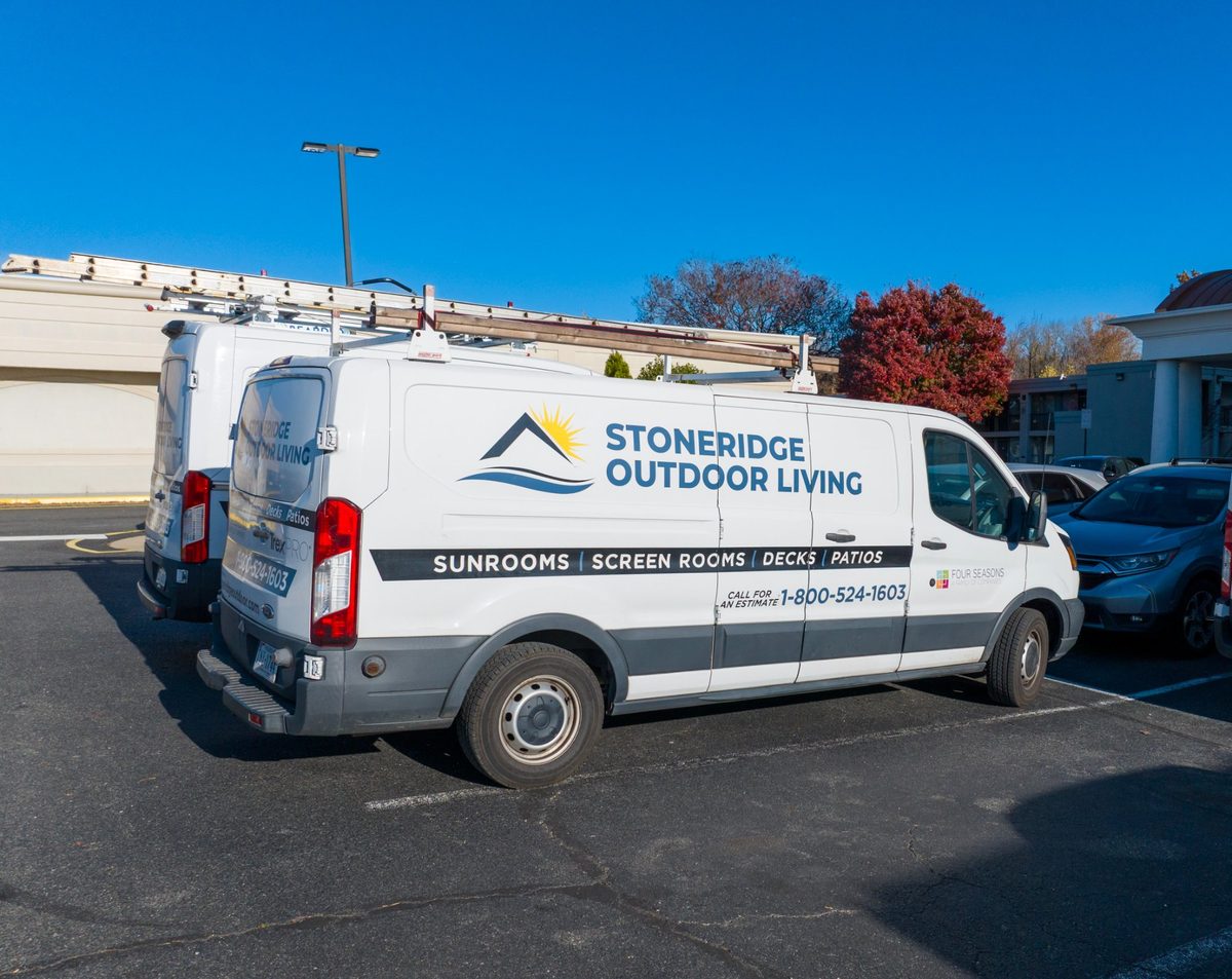 Stoneridge Outdoor Living branded service van